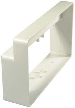 Manrose 220x90mm Airbrick Adapter PVC Wht