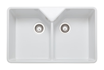 Rectangle Belfast CFBL800WH 2.0B Sink Cer Wht