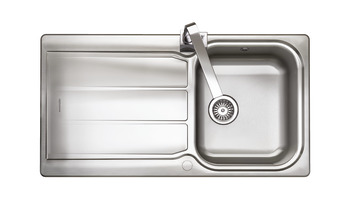 Rectangle Glendale GL9501 1.0B Sink Rev Stainless Steel