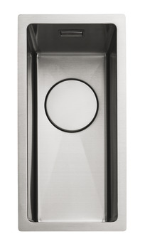 Rectangle Atl.Kube KUBE18 0.5B Sink UH Stainless Steel