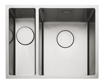 Rectangle Kube KUBE3416L 1.5B Sink LHHB Stainless Steel