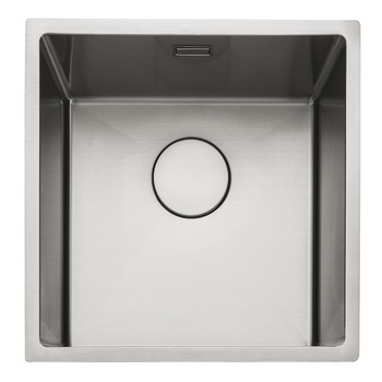Rectangle Atl.Kube KUBE40 1.0B Sink UH Stainless Steel