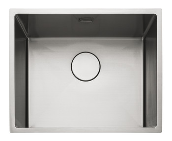 Rectangle Atl.Kube KUBE50 1.0B Sink UH Stainless Steel
