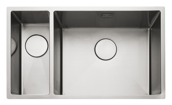 Rectangle Kube KUBE5018L 1.5B Sink LHHB Stainless Steel