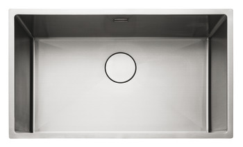 Rectangle Kube KUBE70 1.0B Sink UH Stainless Steel