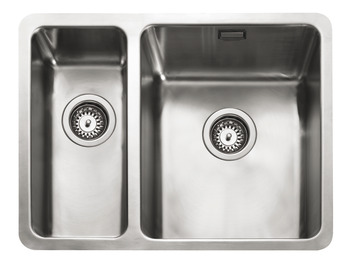 Rectangle Quad QUAD3418L 1.5B Sink LHHB Stainless Steel