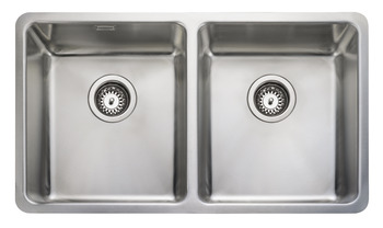 Rectangle Quad QUAD3434 2.0B Sink UH Stainless Steel