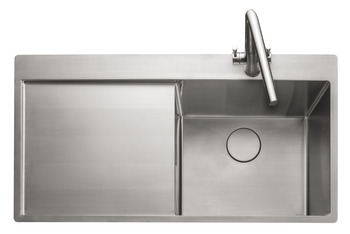 Rectangle Cosmo CSM9601L 1.0B Sink LHD Stainless Steel