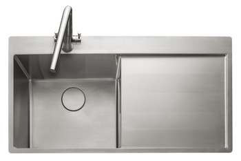 Rectangle Cosmo CSM9601R 1.0B Sink RHD Stainless Steel