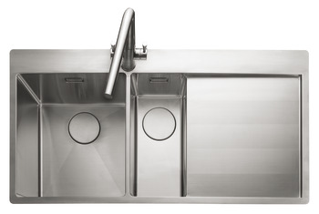 Rectangle Cosmo CSM9602R 1.5B Sink RHD Stainless Steel