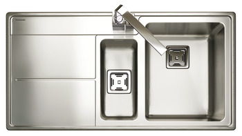 Rectangle Arlington AR9852L 1.5B Sink LHD Stainless Steel