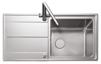 Rectangle Arlington ARL1051 1.0B Sink Rev Stainless Steel
