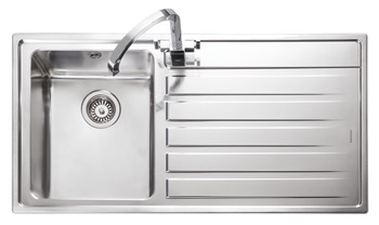 Rectangle Rockford RK9851R 1.0B Sink RHD Stainless Steel