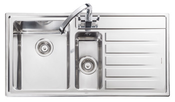 Rectangle Rockford RK9852R 1.5B Sink RHD Stainless Steel