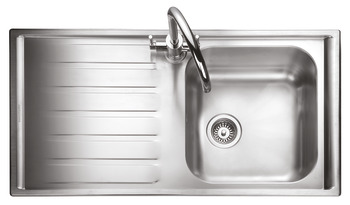 Rectangle Manhattan MN10101L 1.0B Sink LHD Stainless Steel