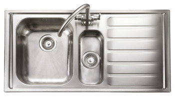 Rectangle Manhattan MN10102R 1.5B Sink RHD Stainless Steel
