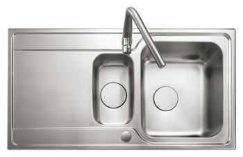 Rectangle Iconica ICN9502 1.5B Sink Rev Stainless Steel