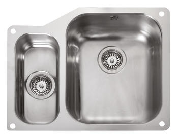 Rectangle Atl.Classic UB3515 1.5B Sink LHHB Stainless Steel