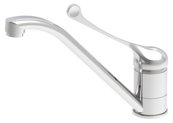 Monobloc Long Lvr Mix Mono Tap Brs+Stainless Steel PC