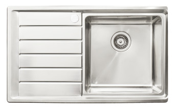 Veneto 860x500mm 1.0B Sink LHD 304 SSS