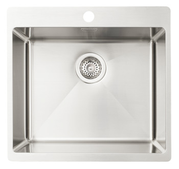 Lido 440x490mm 1.0B Sink UH 304 SSS