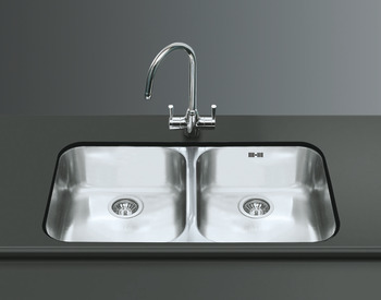 Smeg Alba UM4545 2.0B Sink UH Stainless Steel