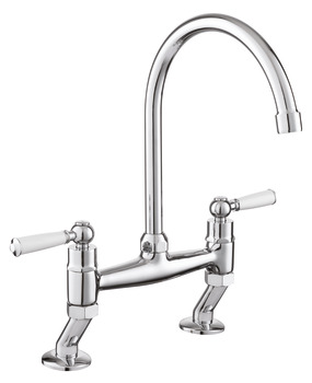 Rectangle AqCls TAQCLASSBRCM/WH Brg Tap Chrome/Wht