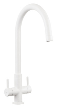 Rectangle Igneous TIGNDLCW D.Lvr C Tap Stainless Steel Wht