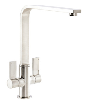 Abode AT2206 Quantic Dual Lvr L-Tap Nickel