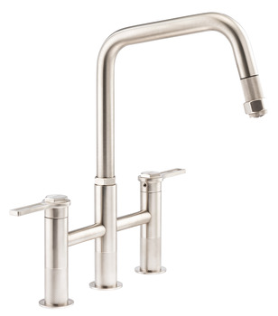 Abode AT2198 Hex Brg PO Dual Lvr Tap BN