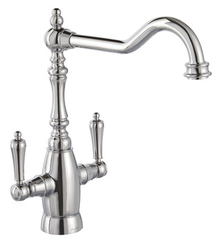 Abode AT2229 Mayenne Dual Lvr CtrTap Chrome