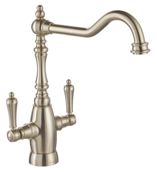 Abode AT2230 Mayenne Dual Lvr CtrTap Nickel