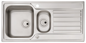 Abode AW5057 Connekt 1.5B Sink Rev Stainless Steel