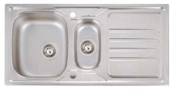 Abode AW5061 Mikro 1.5B Sink Rev Stainless Steel