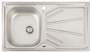 Abode AW5054 Trydent 1.0B Sink Rev Stainless Steel