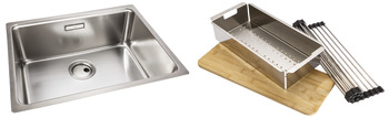 Abode AW5144 SysSyc 1.0B Sink+Acc UH Stainless Steel
