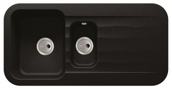 Abode AW3142 Dune 1.5B Sink Rev Gr Black