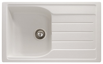 Abode AW3114 Oriel 1.0B Sink Rev Gr Wht