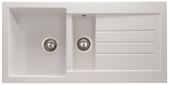 Abode AW3121 Xcite 1.5B Sink Rev Gr Wht