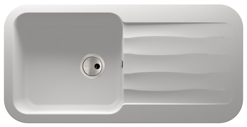 Abode AW3141 Dune 1.0B Sink Rev Gr Wht