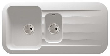 Abode AW3143 Dune 1.5B Sink Rev Gr Wht