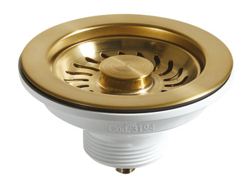 Abode AX1155 Bskt Waste D90mm Brs