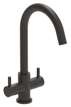 Hafele Sofia Dual Lvr C-Tap Matte Black