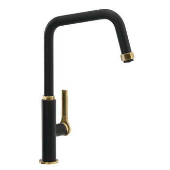 Abode AT2180 Hex Sgl Lvr U-Tap Brs/Black