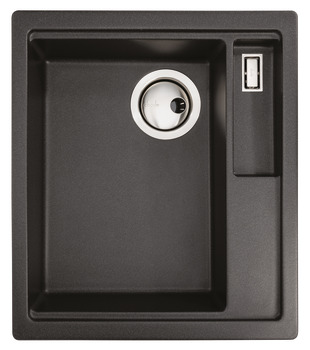 Abode AW3194 LivInc 1.25B Sink LHMB Black 569.96.001