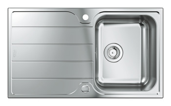Grohe K500 860mm 1.0B Sink/Drain UH Stainless Steel