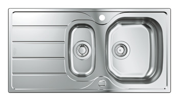 Grohe K200 965mm 1.5B Sink/Drain UH Stainless Steel