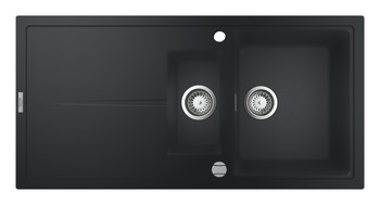 Grohe K400 31642AP0 1.5B Sink Cmpt Black