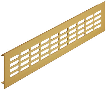 Ventilation Grille Rectangle 400x100mm Aluminium Gold