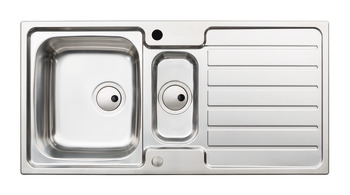 Abode AW5113 Neron 1.5B Sink Rev Stainless Steel